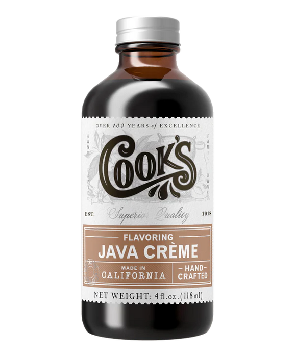 Cook's Flavoring Java Creme 4 oz - Bear Country Kitchen