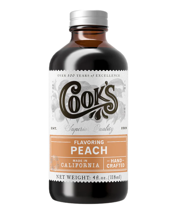 Cook's Flavoring Peach 4 oz - Bear Country Kitchen