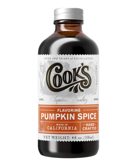Cook's Flavoring Pumpkin Spice 4 oz - Bear Country Kitchen