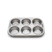 Fox Run Stainless Steel 6 cup Muffin Pan - Bear Country Kitchen
