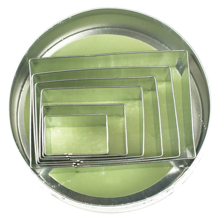 Foxrun Cookie Cutters S/6 Rectangles - Bear Country Kitchen