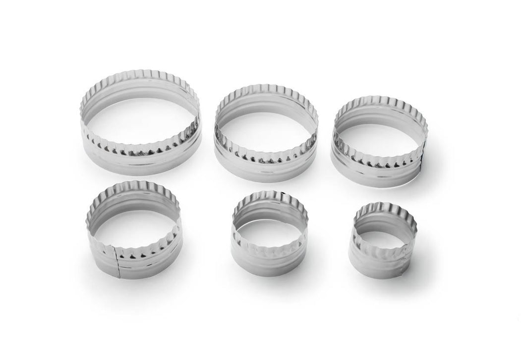 Foxrun Double Sided Cutter Set (6 Piece, straight & crinkle) - Bear Country Kitchen