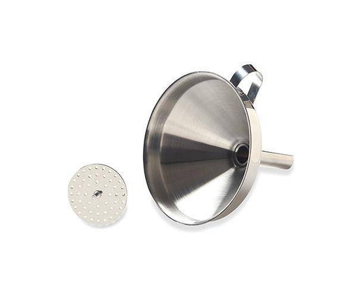 Stainless Steel Funnel With Removable Strainer - Bear Country Kitchen
