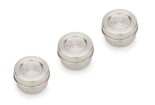 Bits Kits Stainless Steel Condiment Container Set Of 3 - Bear Country Kitchen