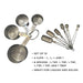 Foxrun Stainless Steel Measuring Cup & Spoon Set 10 Piece - Bear Country Kitchen