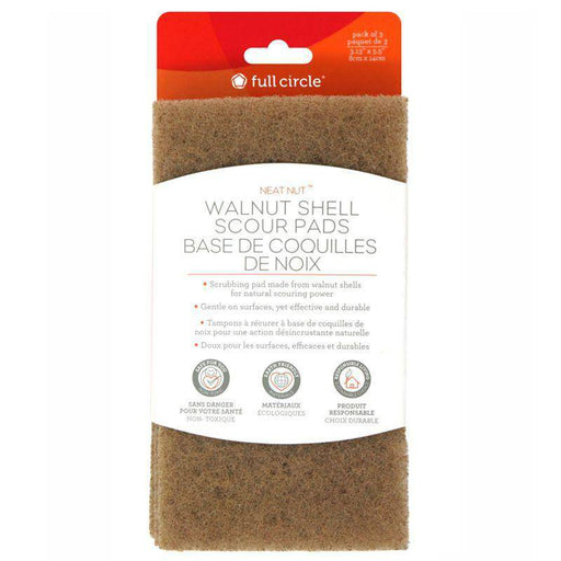 Full Circle Walnut Shell Scour Pads - Bear Country Kitchen