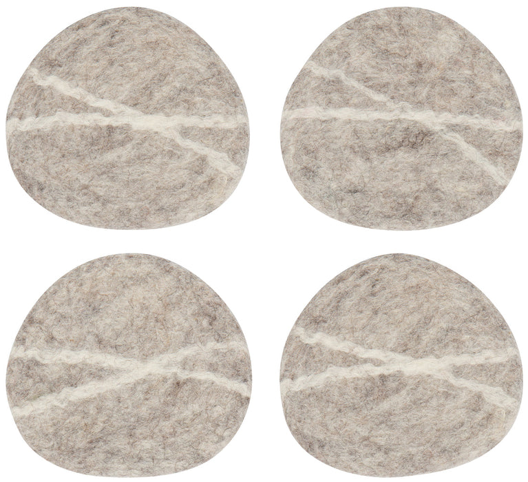 Danica Heirloom Striato Felted Wool Coasters - Bear Country Kitchen