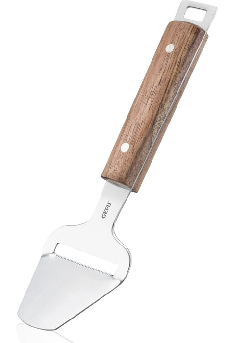 GEFU Stainless STeel Cheese Slicer With Walnut Handle - Bear Country Kitchen