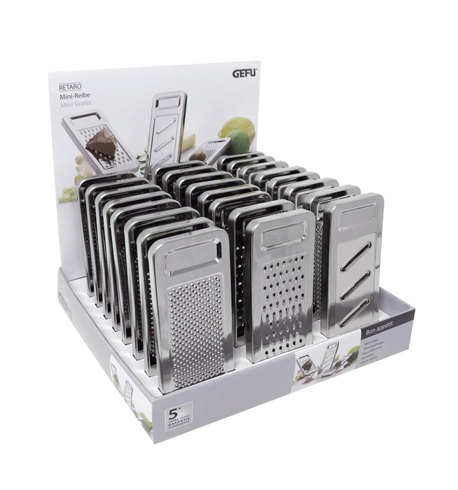 GEFU Retaro Mini Grater Stainless Steel - Bear Country Kitchen