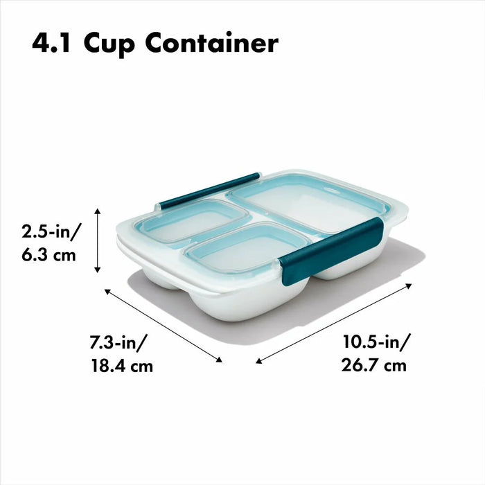 OXO Good Grips Prep & Go Divided Container 4 Cup - Bear Country Kitchen