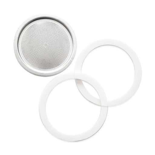 Grosche 3 Silicone Seals + Filter Set 3 Cup Stovetp Espresso Milano - Bear Country Kitchen