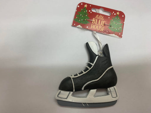 Little Blue House Christmas Ornament Ice Hockey Skate - Bear Country Kitchen