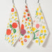 Danica Now Designs Bakers Floursack Set Of 3 Flowers Of The Month - Bear Country Kitchen