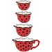 Danica Jubilee Set Of 4 Ceramic Measuring Cups Ladybugs - Bear Country Kitchen