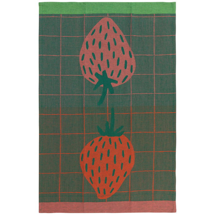 Danica Jubilee Jacquard Dishtowel Berry Sweet - Bear Country Kitchen