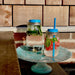 Jarware Silicone Drink Lids Blue Set/ 4 Regular Mouth - Bear Country Kitchen