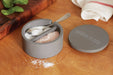 Foxrun Round Cement Salt Cellar With Spoon - Bear Country Kitchen
