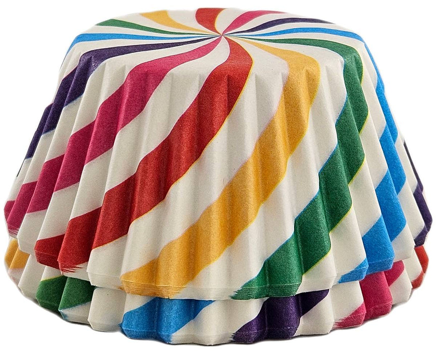 Colorful Pinwheel Cupcake/Muffin Liners (50) - Bear Country Kitchen