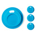 Jarware Silicone Drink Lids Blue Set/ 4 Regular Mouth - Bear Country Kitchen