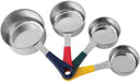 Foxrun Stainless Steel Measuring Cup Set Of 4 Colored Handle - Bear Country Kitchen