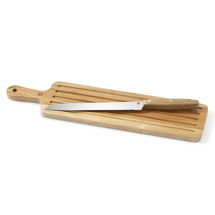 Ricardo Acacia Bread Board & Knife - Bear Country Kitchen