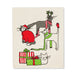 Abbott Set Of 2 Swedish Dishcloths Holiday Cats - Bear Country Kitchen