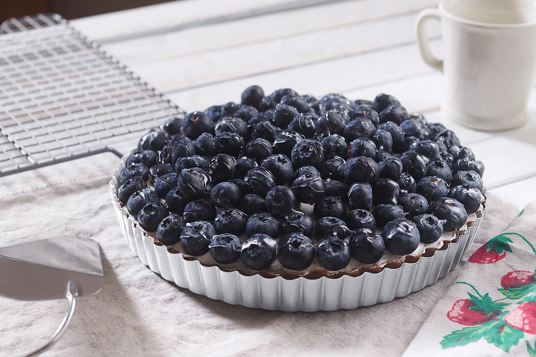 Fox Run Stainless Steel Loose Botom Tart/Quiche Pan 9" - Bear Country Kitchen