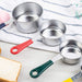 Foxrun Stainless Steel Measuring Cup Set Of 4 Colored Handle - Bear Country Kitchen
