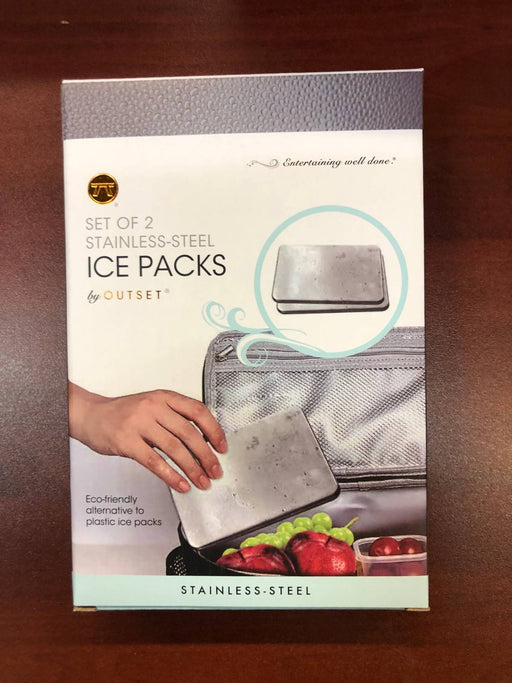 Outset Stainless Steel Ice Packs Set Of 2 - Bear Country Kitchen