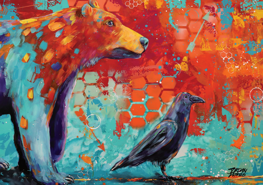 Incognito Card Bear & Raven - Bear Country Kitchen