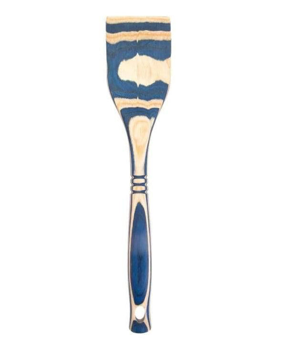 Island Bamboo Pakkawood Spatula Blue 30CM - Bear Country Kitchen