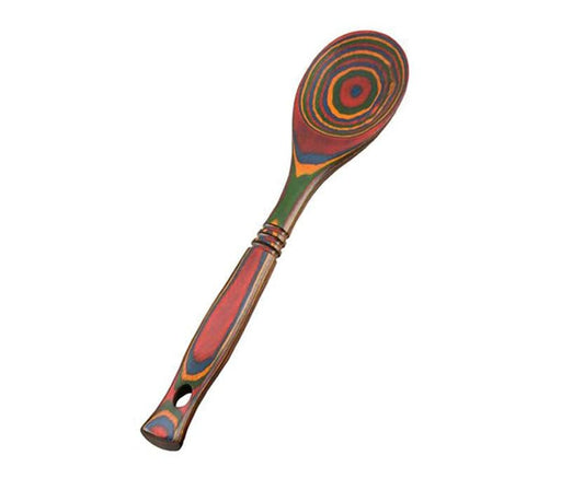 Island Bamboo Pakkawood Large Spoon Rainbow - Bear Country Kitchen