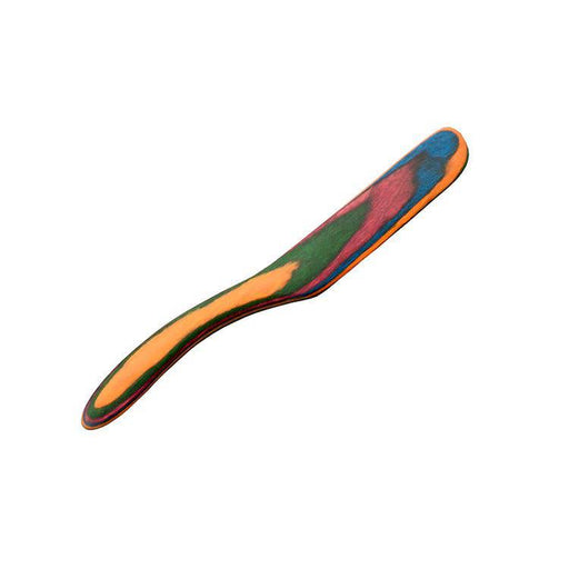 Island Bamboo Pakkawood Spreader Rainbow 21CM - Bear Country Kitchen