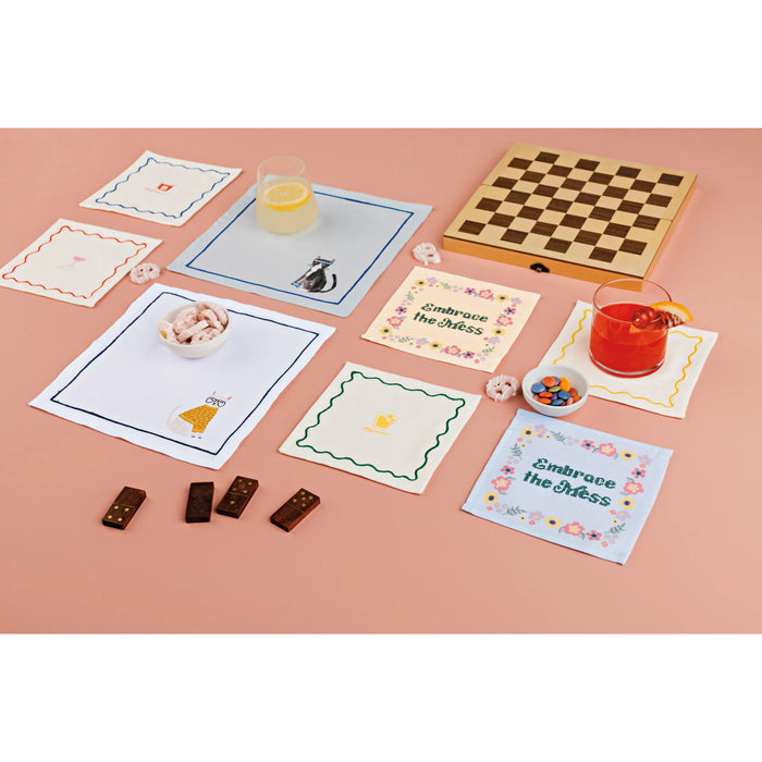 Danica Jubilee Cocktail Napkin Set Of 4 Feline Fine - Bear Country Kitchen