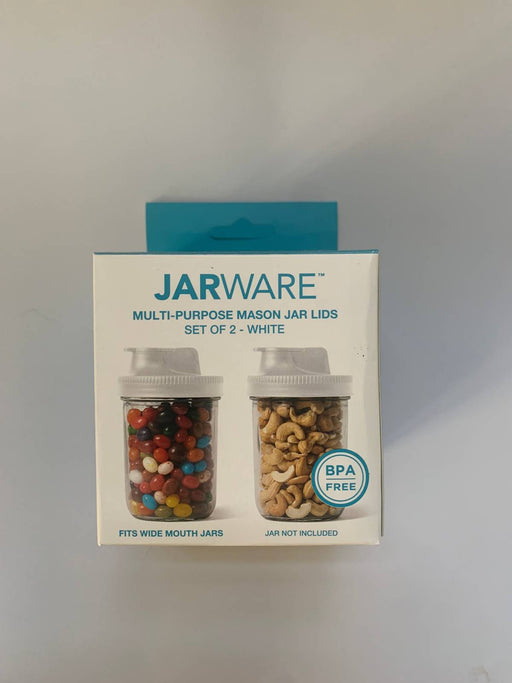 Jarware Multi-Purpose Mason Jar Lids Set Of 2 Black - Bear Country Kitchen