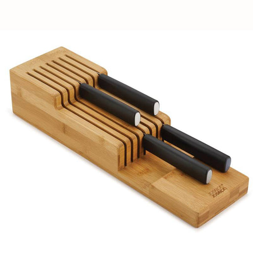 JosephJoseph Bamboo Drawer Store Knife Organizer - Bear Country Kitchen