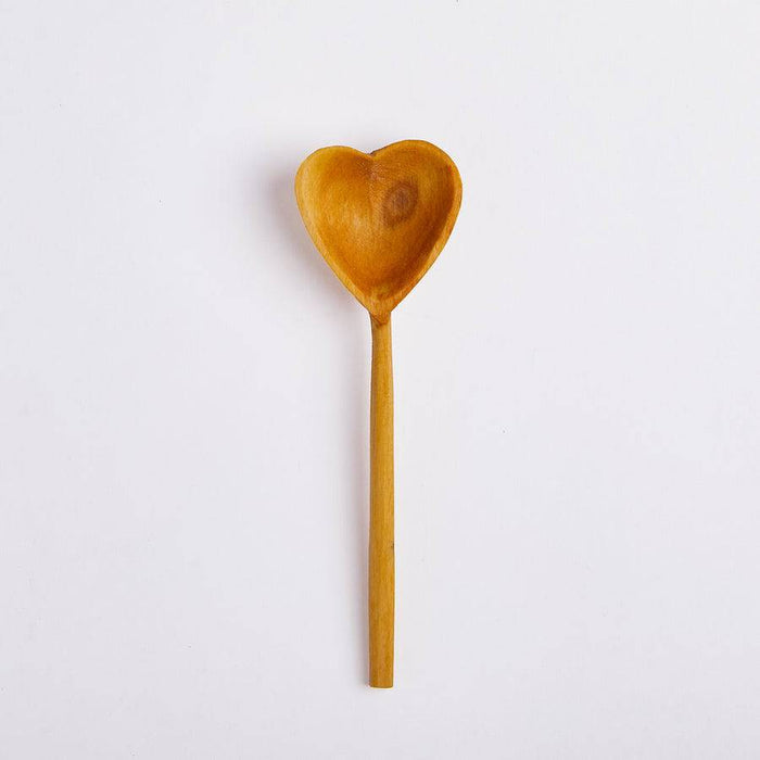 Justea Wooden Heart Spoon - Bear Country Kitchen