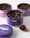 JUSTEA Variety Trio Loose Leaf Tea Tin Purple Tea - Bear Country Kitchen