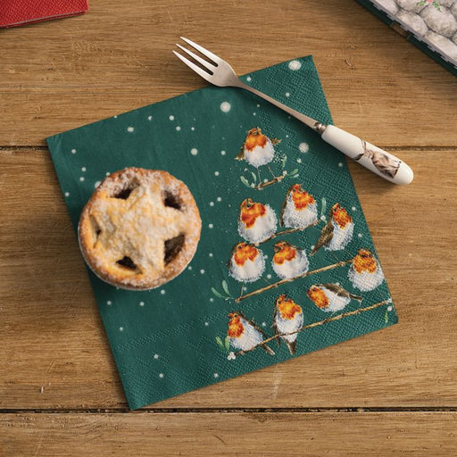 Wrendale Luncheon Napkins Rockin' Robins - Bear Country Kitchen