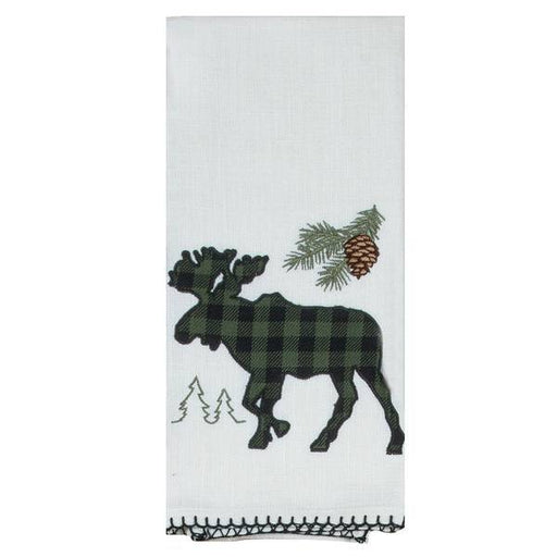 Kay Dee Designs Applique Tea Towel - Woodland Moose - Bear Country Kitchen