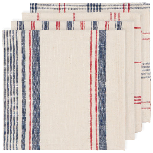 Danica Heirloom Vintage French Napkins - Stripes Bastien - Bear Country Kitchen