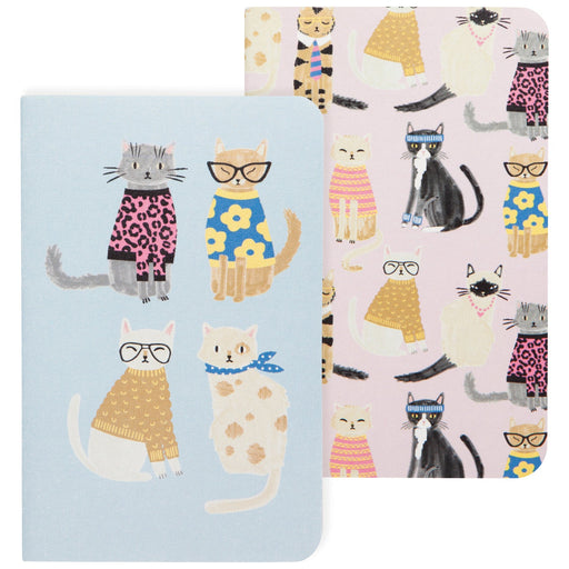 Danica Now Designs Set of 2 Scribble Notebook - Feline Fine - Bear Country Kitchen