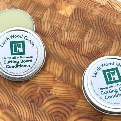 Larch Wood Board Container with Hemp Oil 45g - Bear Country Kitchen