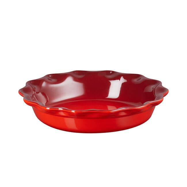Le Creuset Hertiage Pie Dish Cerise - Bear Country Kitchen