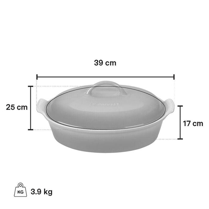 Le Creuset Oval Casserole With Lid 2.3L - Bear Country Kitchen