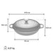 Le Creuset Braiser 4.7L - Bear Country Kitchen