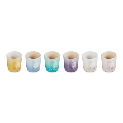 Le Creuset Sorbet Collection Set of 6 Espresso Cups - Bear Country Kitchen