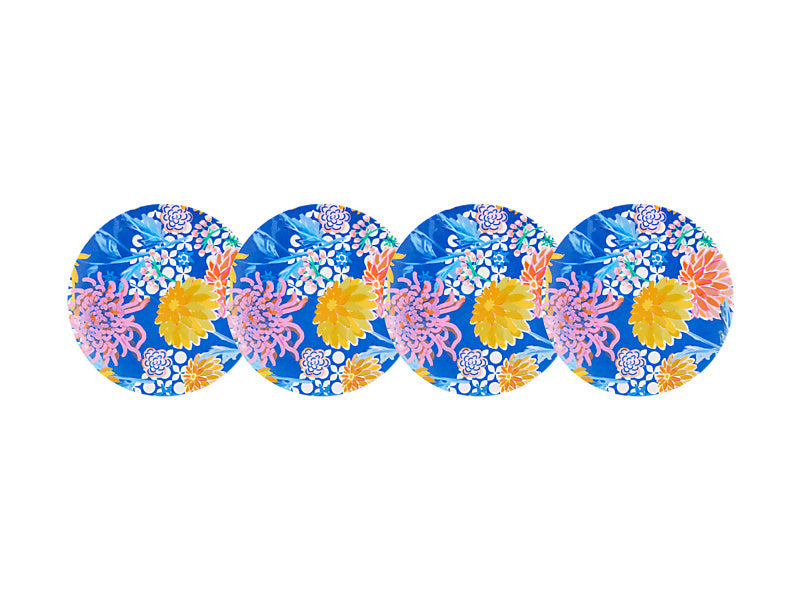 Maxwell Williams Melamine Side Plates Sunburst Set Of 4 - Bear Country Kitchen