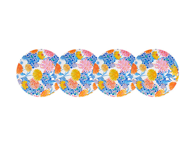 Maxwell Williams Melamine Dinner Plates Sunburst Set Of 4 - Bear Country Kitchen