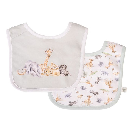 Wrendale Little Wren Bib Set Of 2 Little Savannah - Bear Country Kitchen